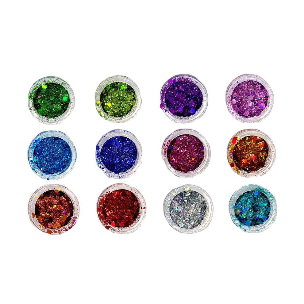 Magic Glitter 12 Stk:Gemischt