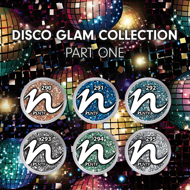 Farbgel-Set - Glitzer «Disco Glam Collection Part one»