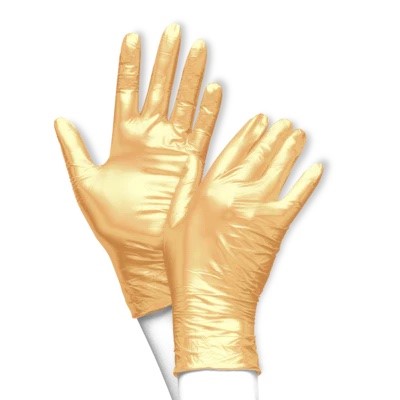 Handschuhe Nitril Gold Gr. S