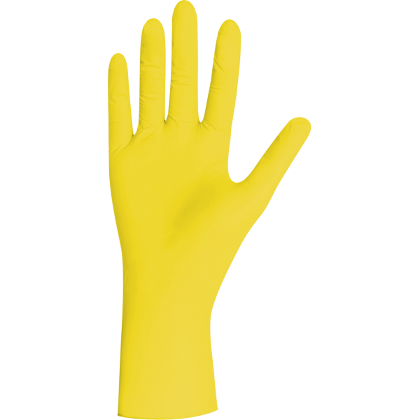 Handschuhe Nitril Gelb Gr. L