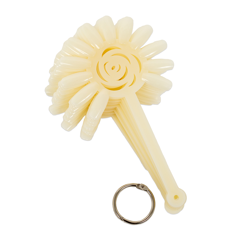 Nail-Art Farbfächer leer Blume