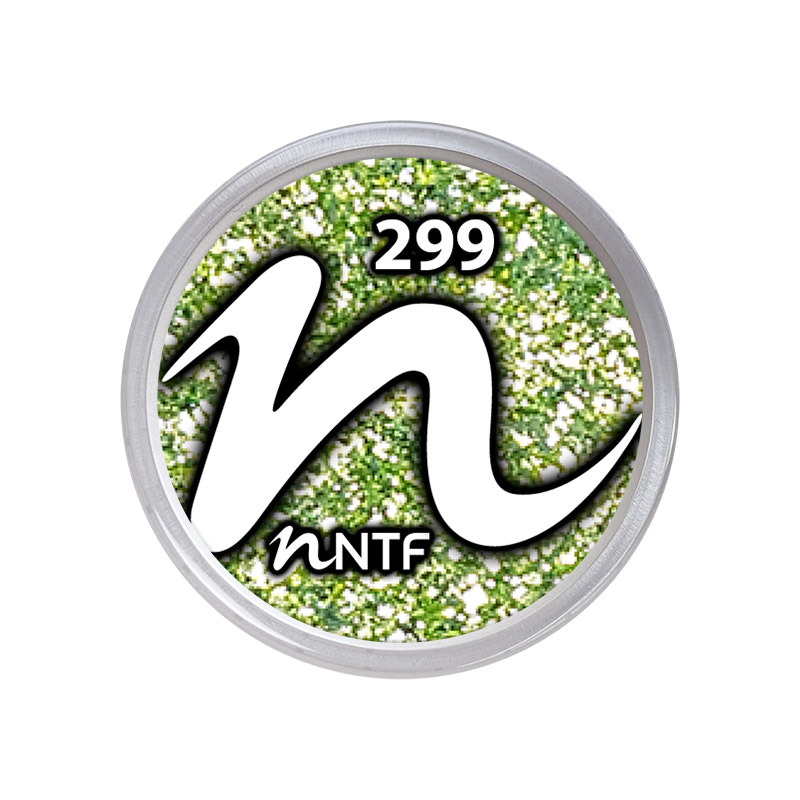 NTF Farbgel glitter Green Secco 299