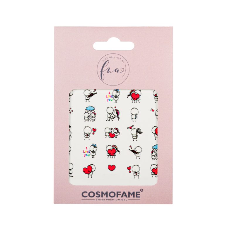 2D Water Decals Hearts and Hugs