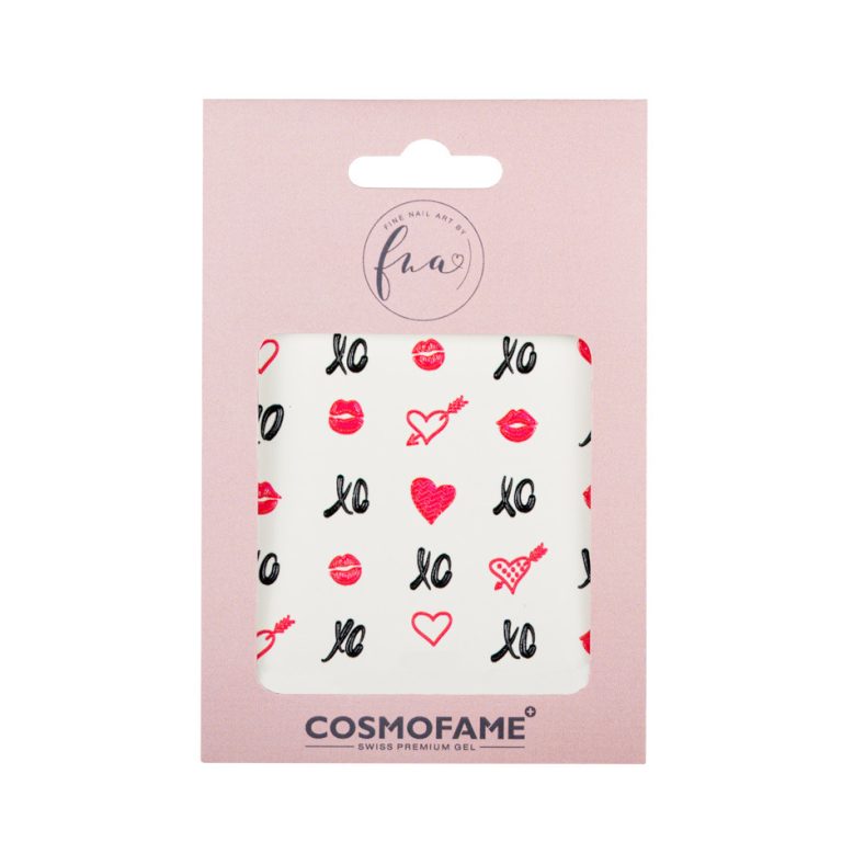 3D Water Decals XOXO