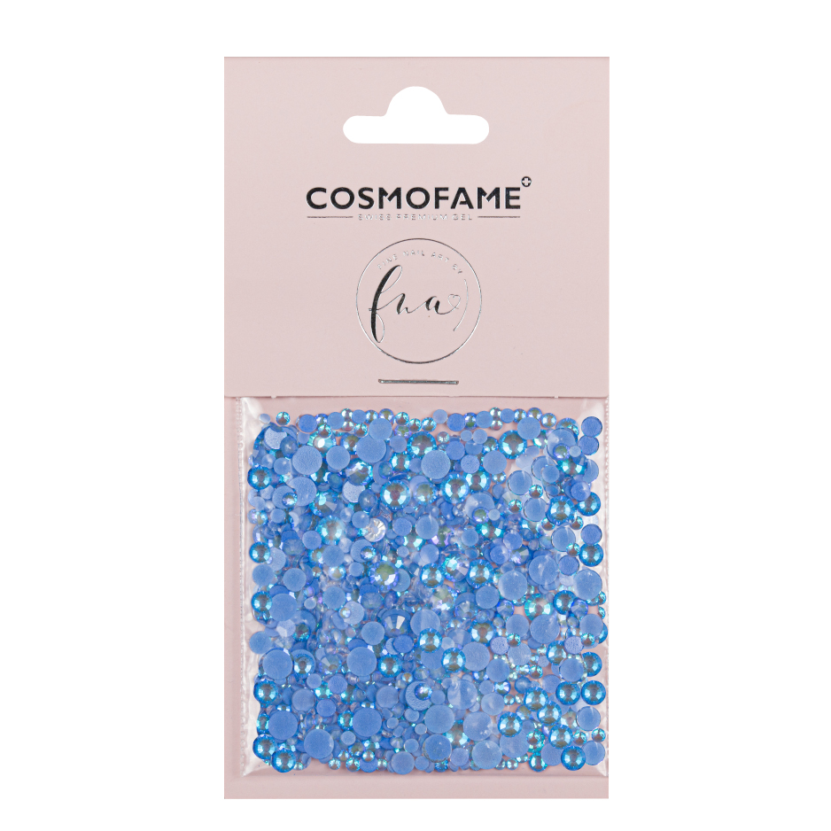 Neon Strass pastellblau