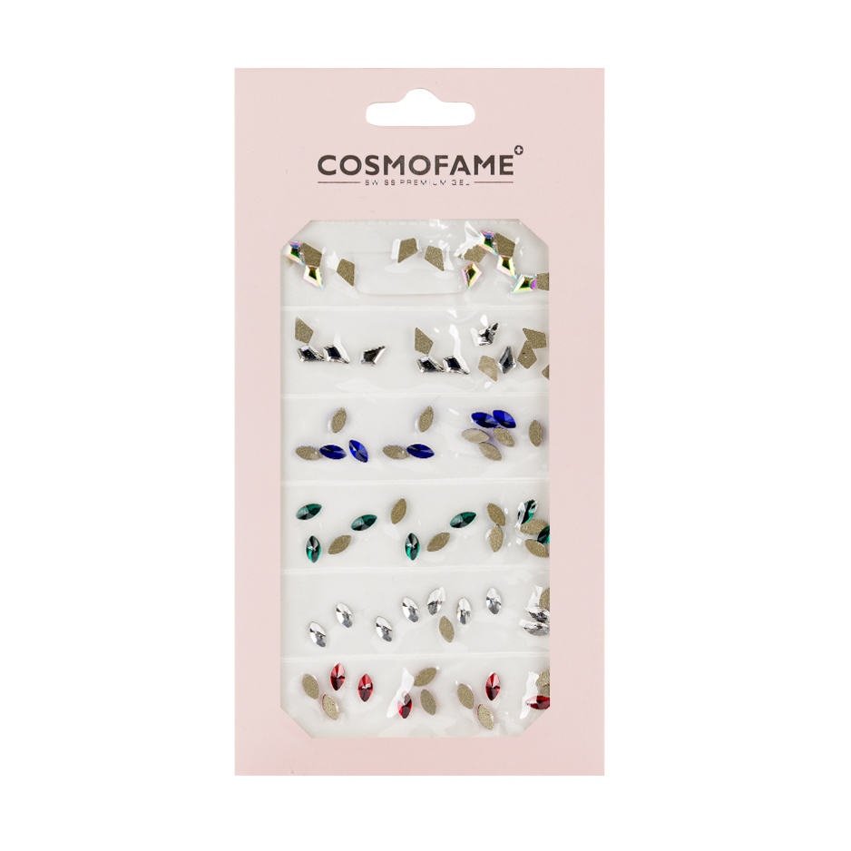 Nail-Art Strass Steine Set - Diamantkristalle und Wassertropfen